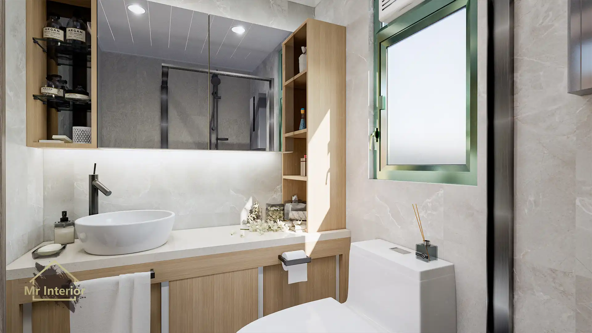 B.12 浪翠園 Sea Crest Villa 浴室 浴室櫃 室內 設計 傢俬 裝修 案例 Mr Interior